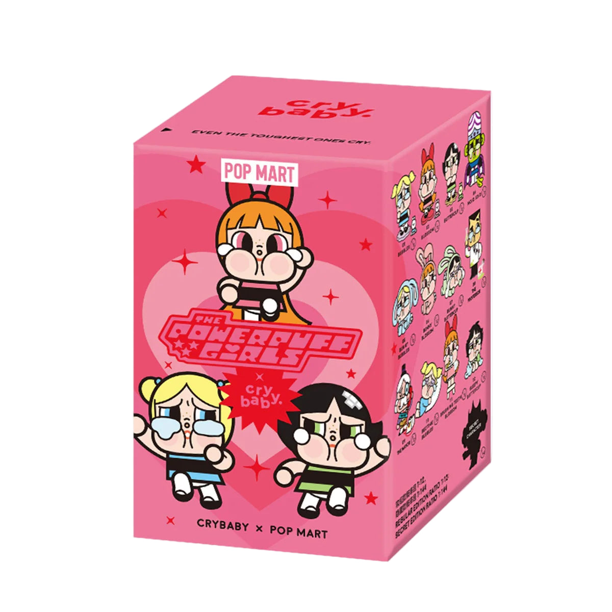 POP MART CryBaby × Powerpuff Girls — blind box surprise collectible figure