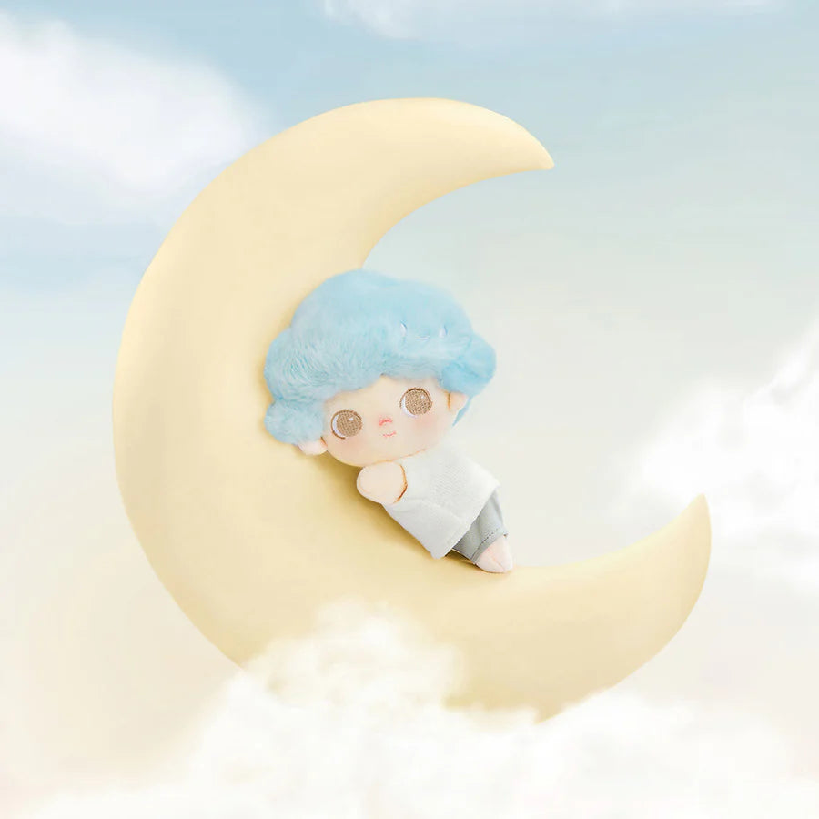 POP MART DIMOO My Cloud Companion blind box with soft cotton doll, featuring playful cloud-inspired design and collectible character detail