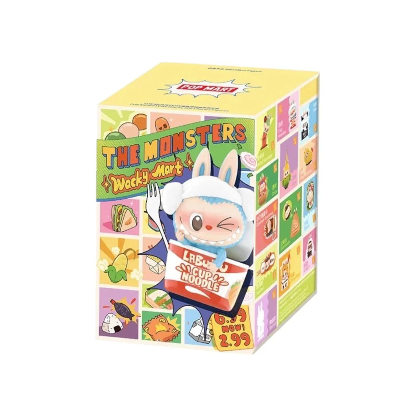 POP MART Labubu Wacky Mart blind box figure with whimsical monster design, colorful details, and playful collectible style for display or gifting