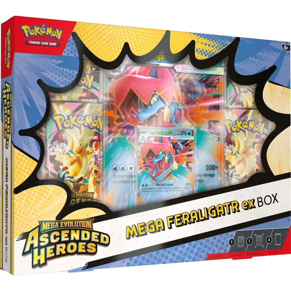 Pokemon TCG Ascended Heroes Mega Feraligatr ex Box