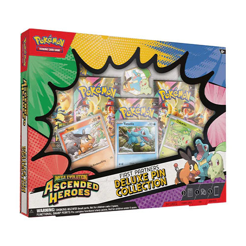 Pokemon Ascended Heroes First Partners Deluxe Pin Collection