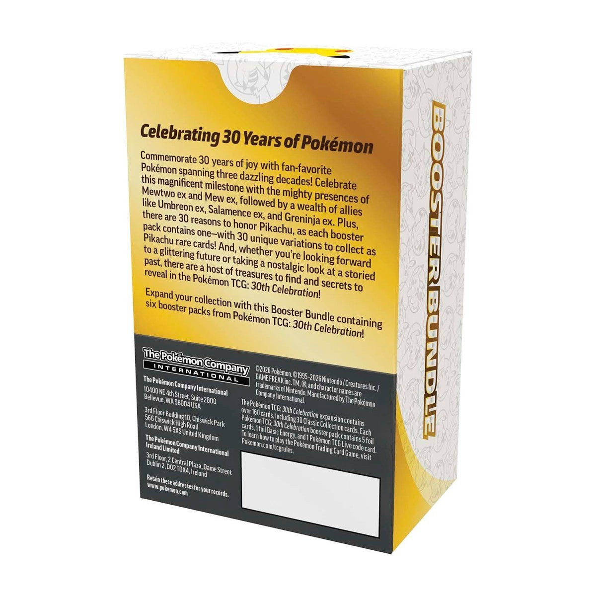 Pokémon TCG 30th Celebration Booster Bundle
