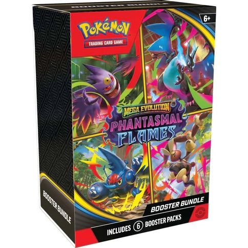 Pokemon TCG: Mega Evolution Phantasmal Flames Booster Bundle
