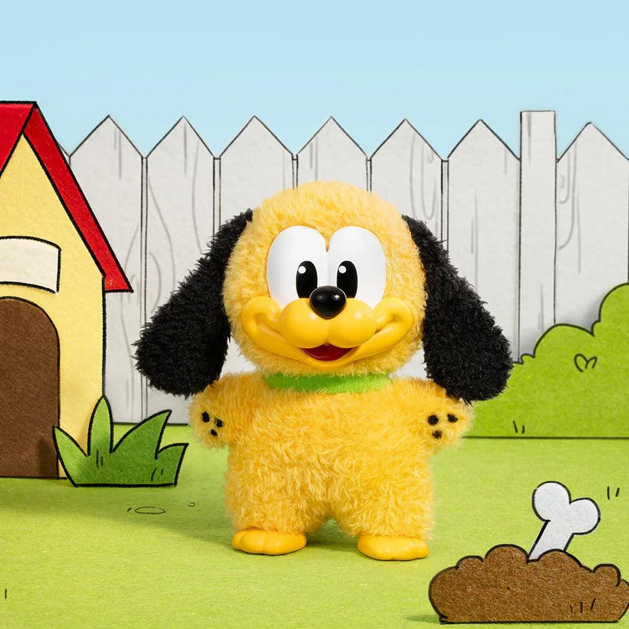 POP MART Mickey Family Together plush keychain — sealed case of 8 blind boxes with surprise Disney characters