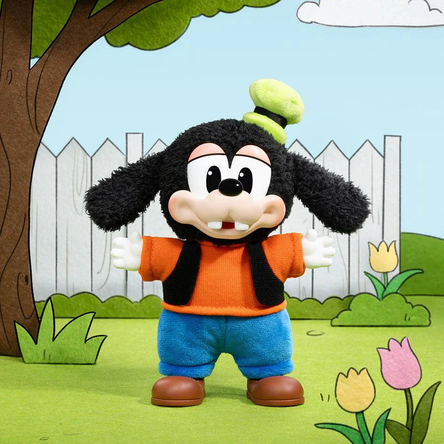 POP MART Mickey Family Together plush keychain — sealed case of 8 blind boxes with surprise Disney characters