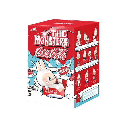 POP MART Labubu The Monsters Coca-Cola Series — single blind box figure with Coca-Cola branding