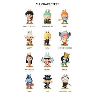 POP MART Labubu The Monsters x One Piece — single blind box surprise crossover collectible figure