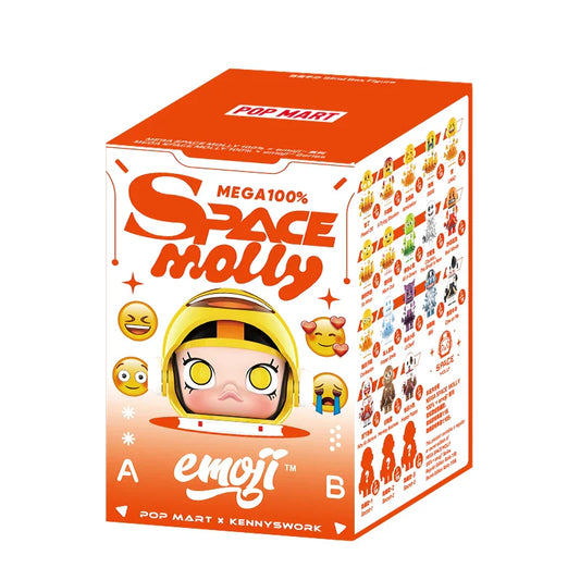 Pop Mart Mega Space Molly 100% x Emoji Series