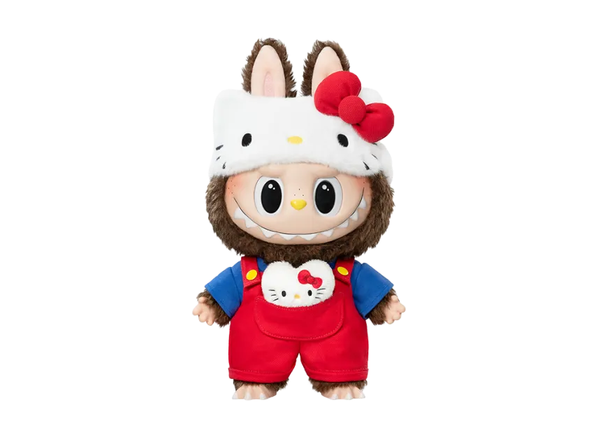 Pop Mart The Monsters Labubu x Hello Kitty Vinyl Plush Doll