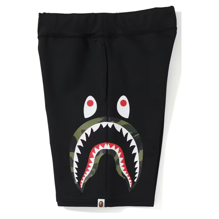 BAPE Double Knit Side Shark Shorts