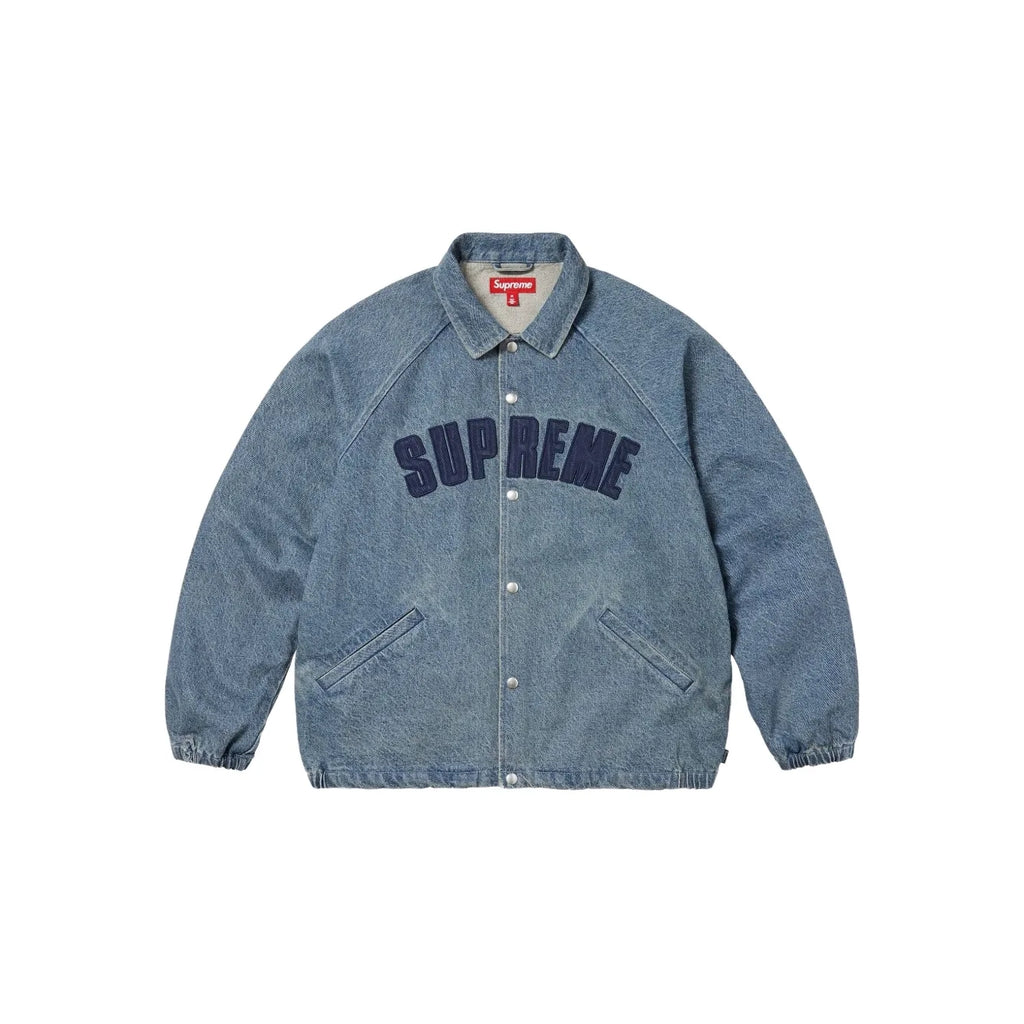 Supreme Arc Denim Coaches Jacket Washed Indigo