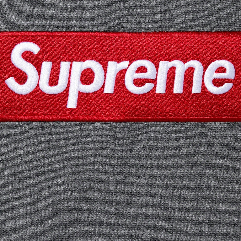 Supreme Box Logo Hooded Sweatshirt Charcoal (21FW)