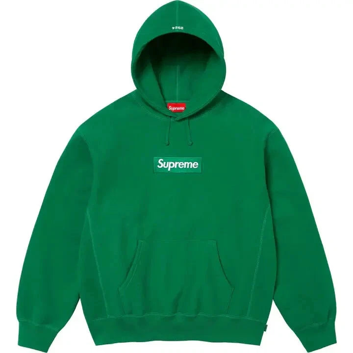 Supreme Box Logo Hooded Sweatshirt Green (24FW)