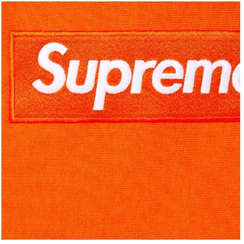 Supreme Box Logo Hooded Sweatshirt Orange (24FW)