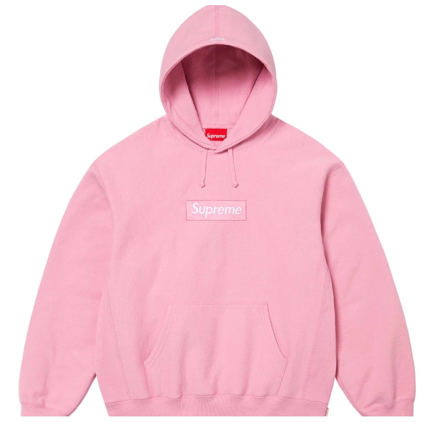 Supreme Box Logo Hooded Sweatshirt Pink (24FW)