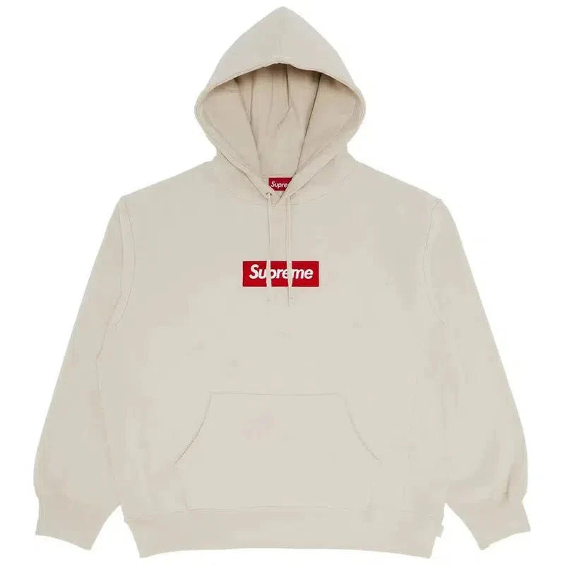 Supreme Box Logo Hooded Sweatshirt Stone (24FW)