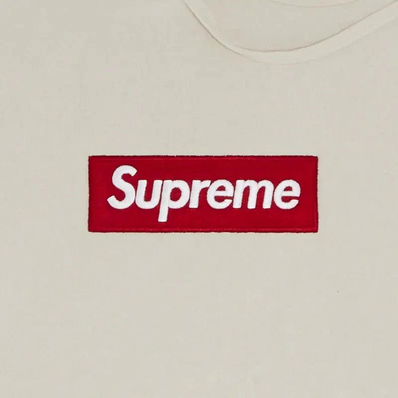 Supreme Box Logo Hooded Sweatshirt Stone (24FW)