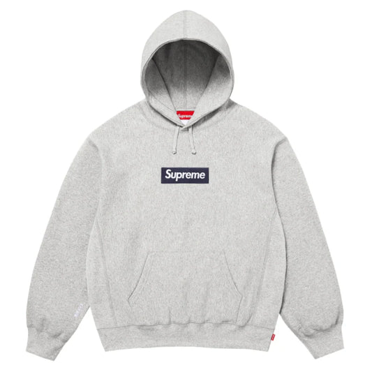 Supreme Box Logo Hooded Sweatshirt (25FW) Heather Grey