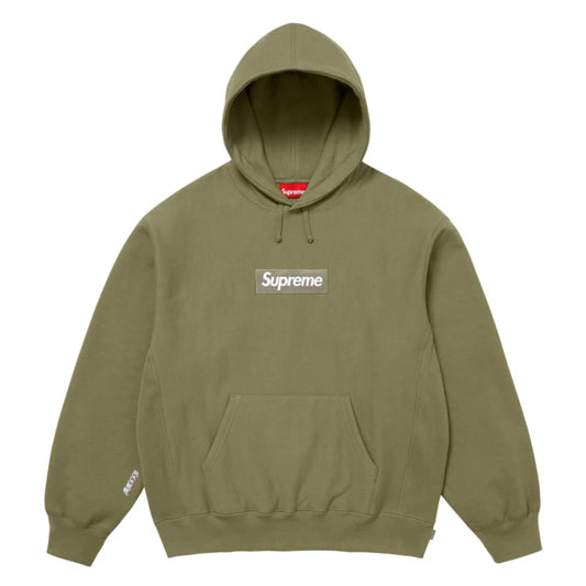 Supreme Box Logo Hooded Sweatshirt (25FW) Light Olive