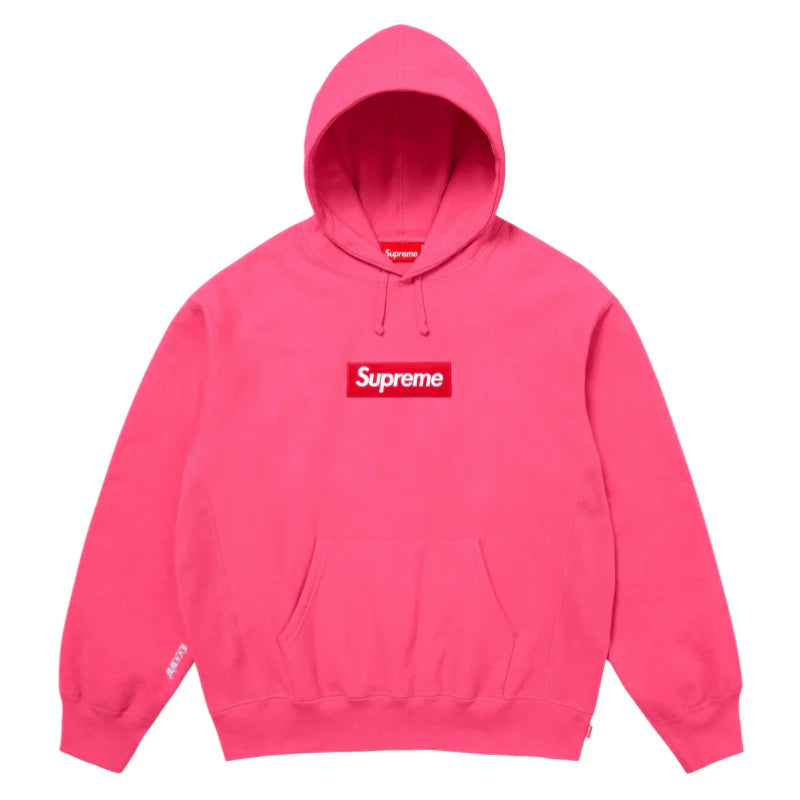 Supreme Box Logo Hooded Sweatshirt (25FW) Magenta