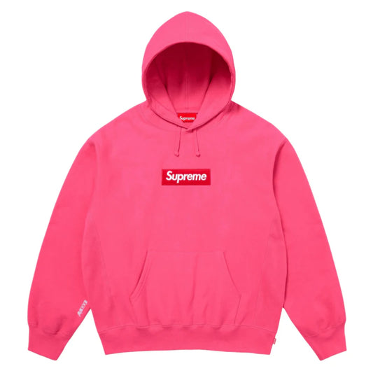 Supreme Box Logo Hooded Sweatshirt (25FW) Magenta