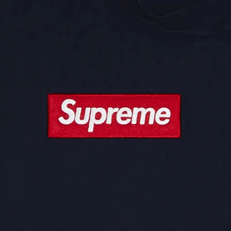 Supreme Box Logo Hooded Sweatshirt (FW24) Navy