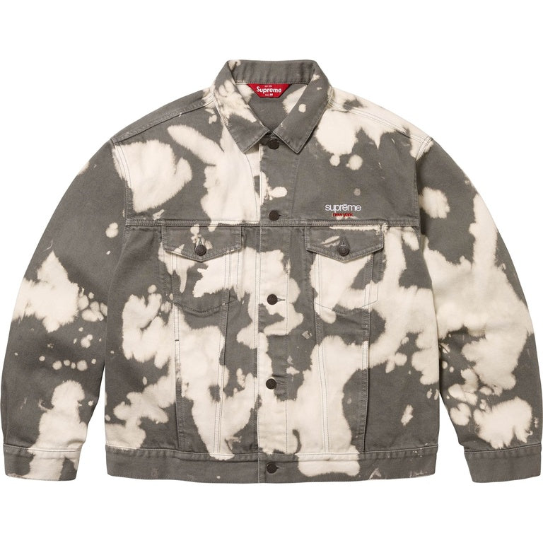 Supreme Denim Trucker Jacket Bleached