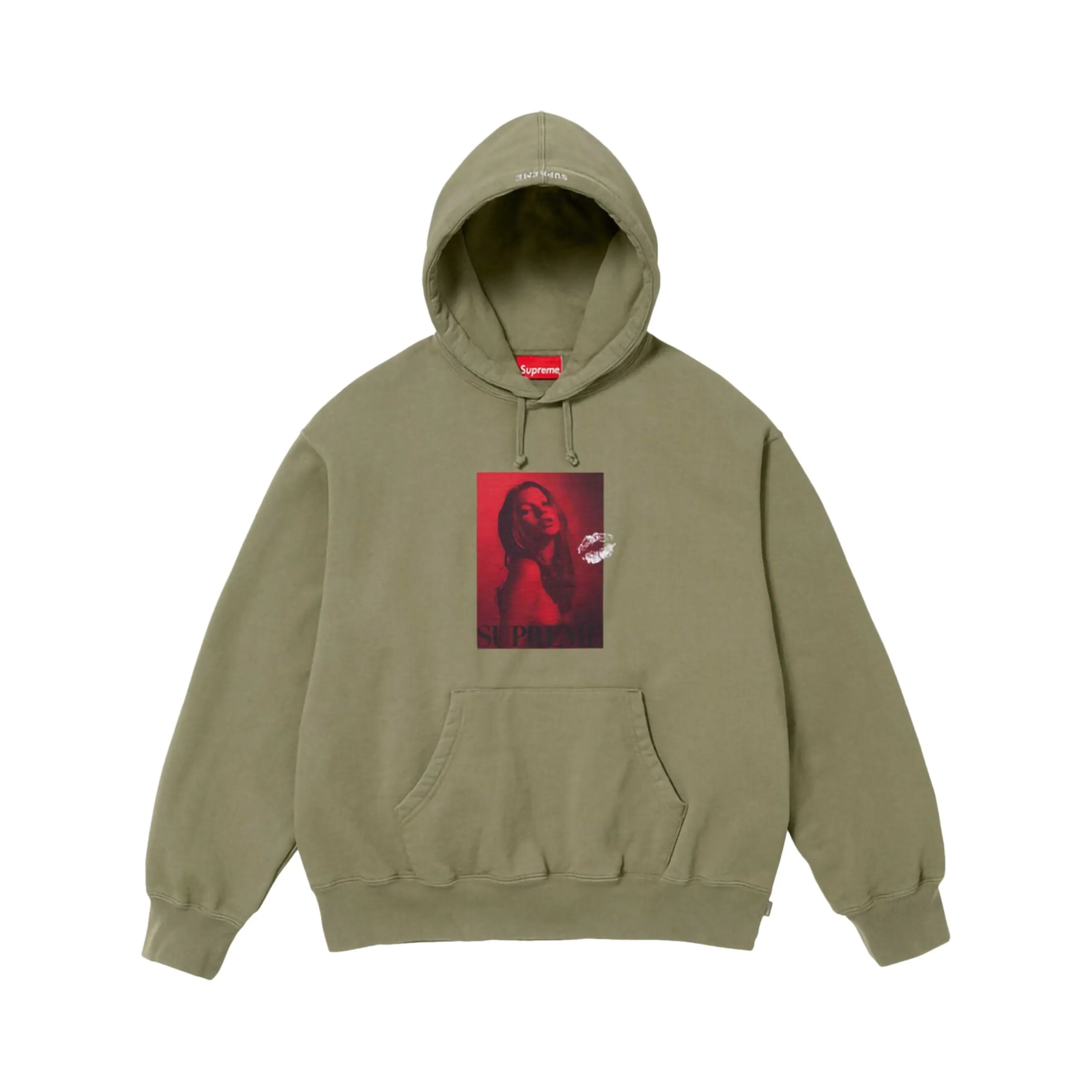Supreme Kate Moss Hooded Sweatshirt Olive
