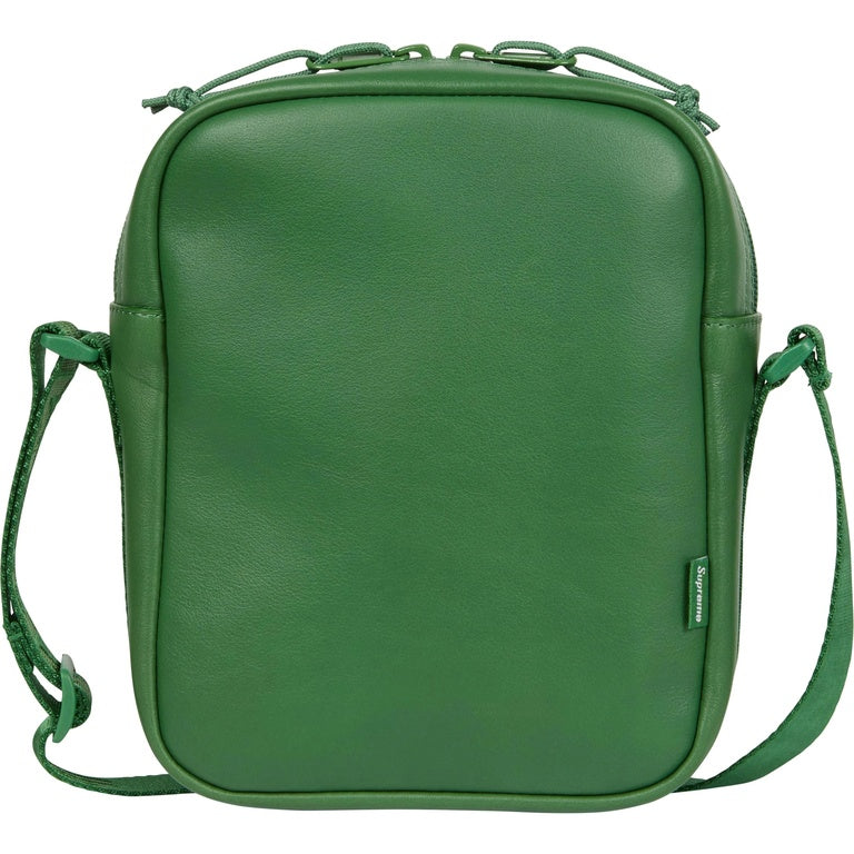 Supreme Leather Shoulder Bag Green (24FW)