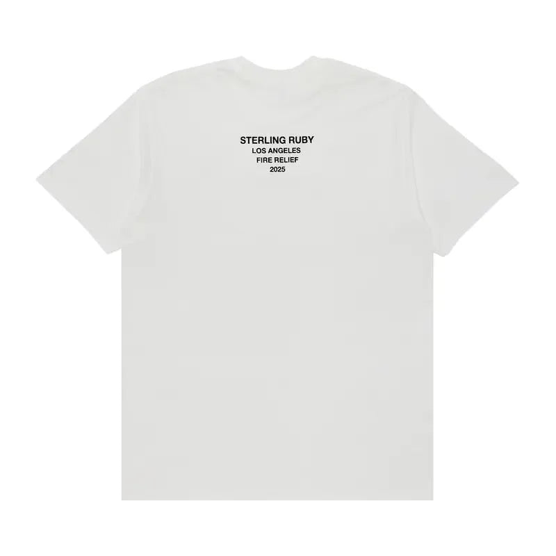 Supreme Los Angeles Fire Relief Box Logo Tee White