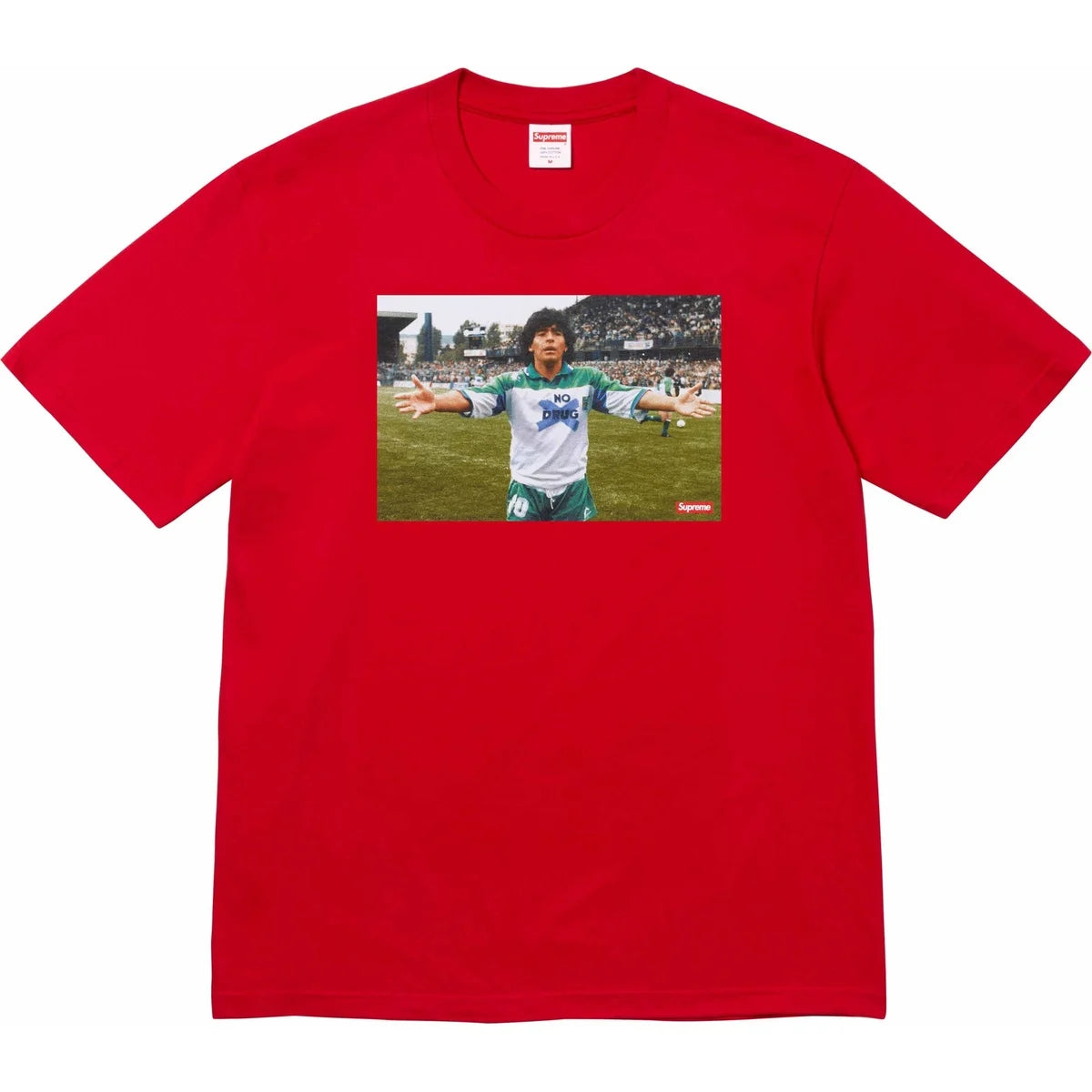 Supreme Maradona Tee Red
