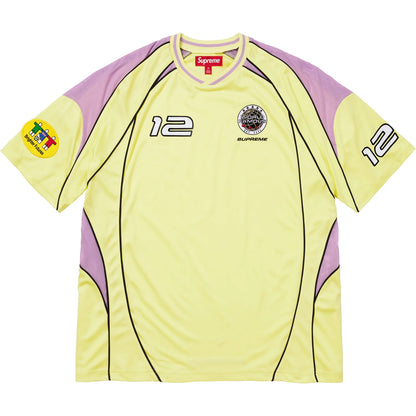 Supreme Piping Soccer Jersey 'Pale Yellow'