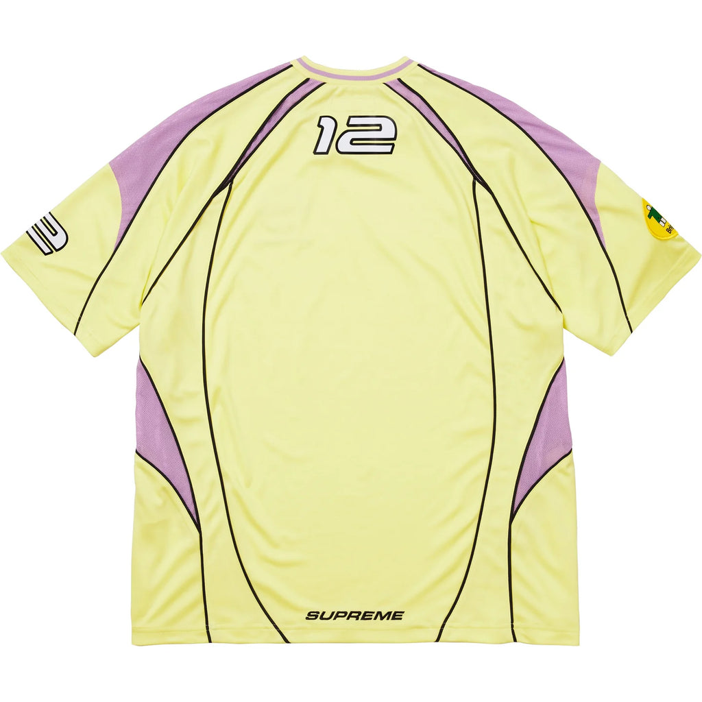 Supreme Piping Soccer Jersey 'Pale Yellow'