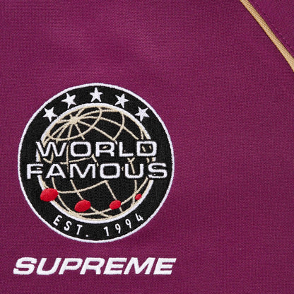 Supreme Piping Soccer Jersey 'Raspberry'