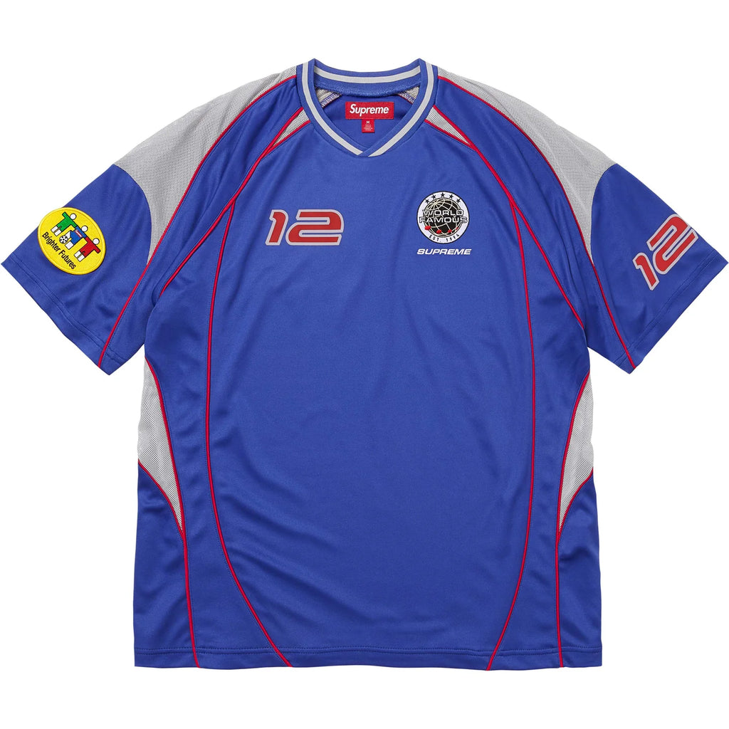 Supreme Piping Soccer Jersey 'Royal'