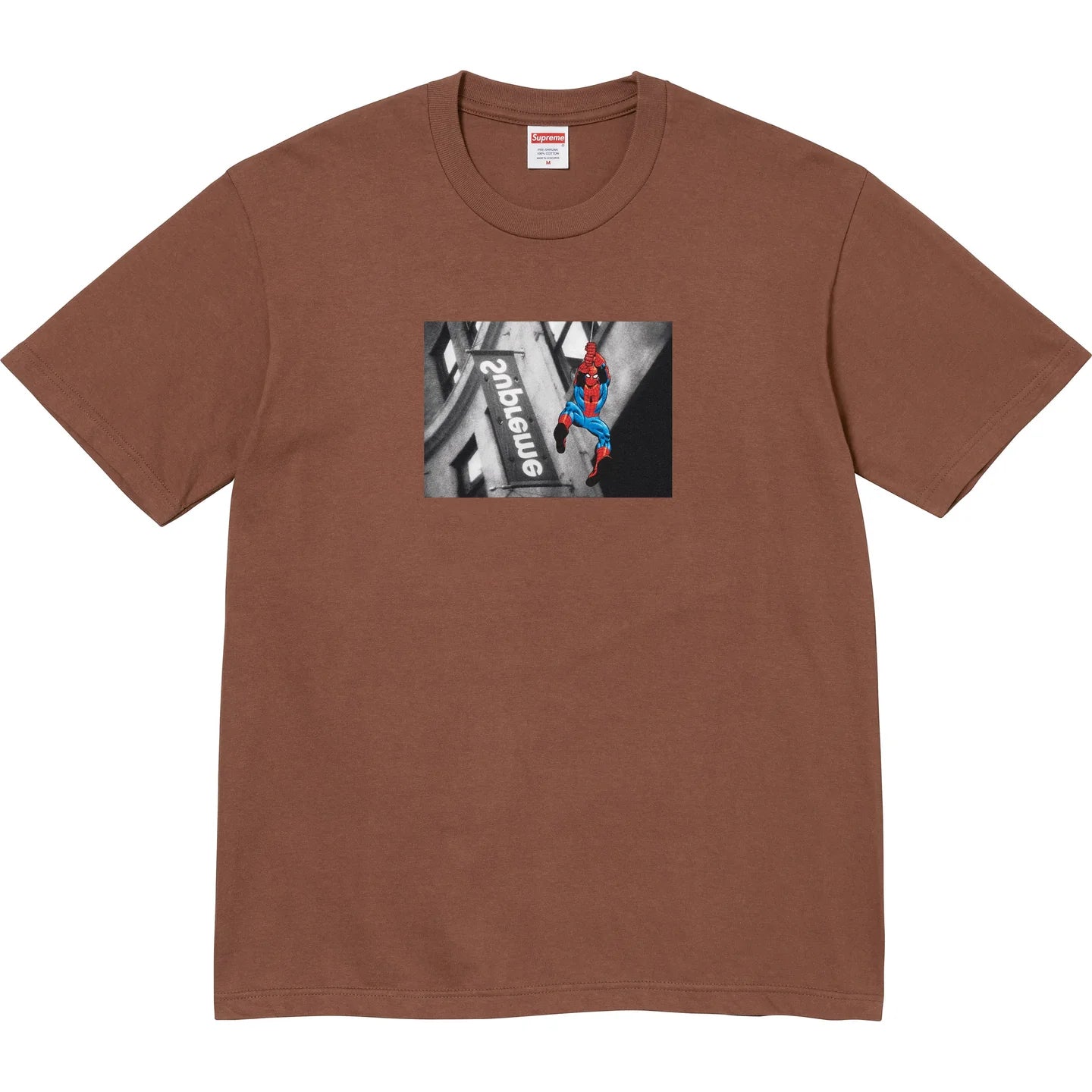 Supreme Spider-Man Tee Brown
