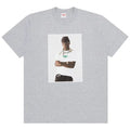 Supreme Tyler, The Creator Tee in Heather Grey with bold front graphic and soft cotton construction for casual streetwear and fan appeal