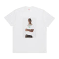 Supreme Tyler, The Creator Tee in White with bold front graphic and soft cotton fabric—perfect for standout streetwear and fan collections