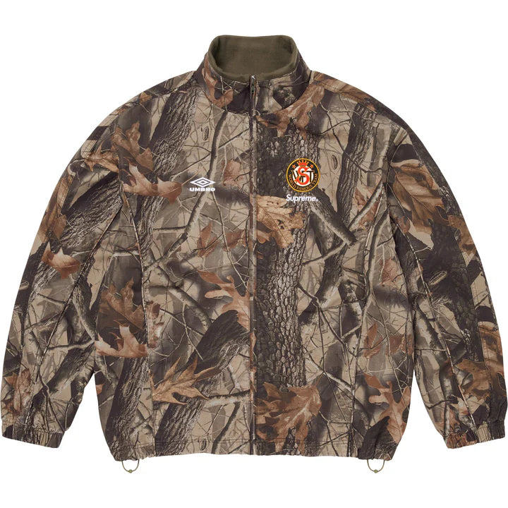 Supreme Umbro Cotton Ripstop Track Jacket (SS26) Realtree Hardwoods Camo
