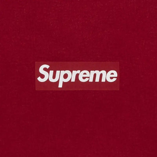 Supreme Washed Box Logo Crewneck Red (SS25)