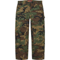 Supreme Jacquard Logos Double Knee Denim Painter Jean "Woodland Camo"