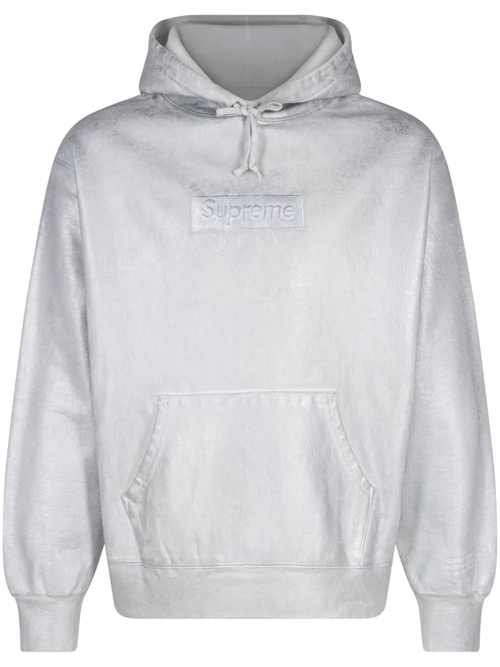 Supreme MM6 Maison Margiela Foil Box Logo Hooded Sweatshirt White