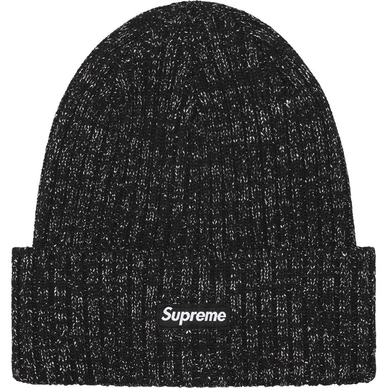 Supreme Overdyed Beanie Metallic Black (25SS)