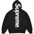 Supreme Satin Applique Hooded Sweatshirt (25FW) Black