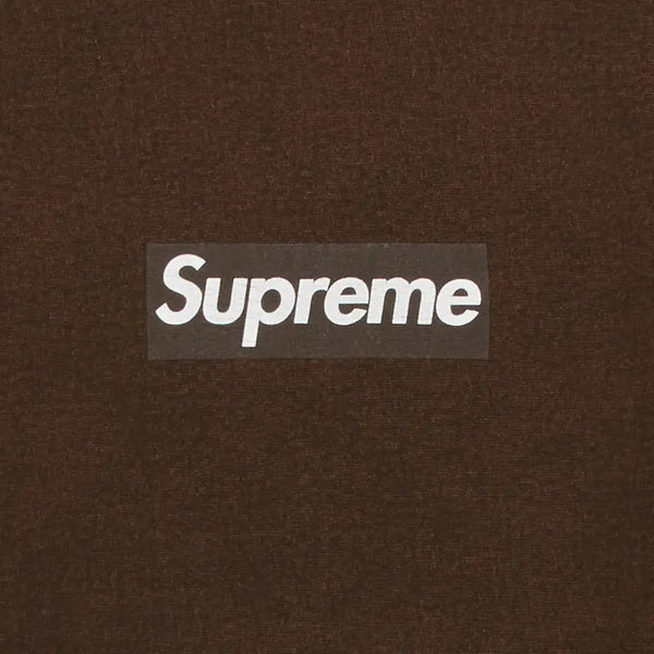 Supreme Washed Box Logo Crewneck Brown (SS25)