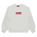 Supreme Washed Box Logo Crewneck White (SS25)