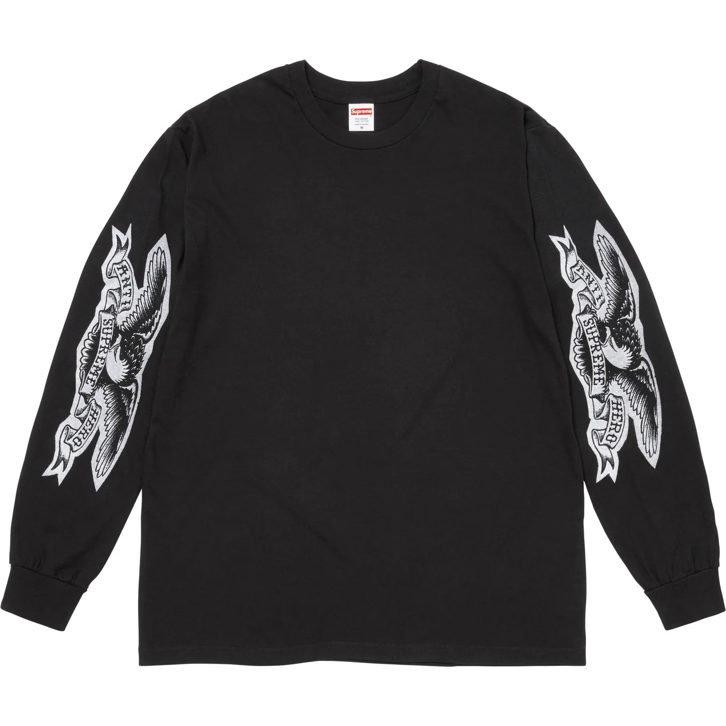 Supreme x Antihero Eagle Long-Sleeve Tee 'Black'