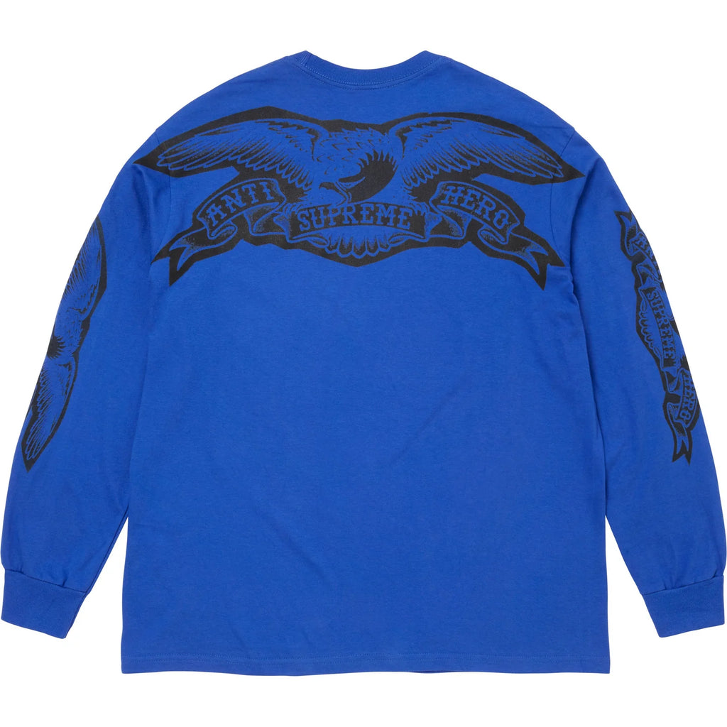 Supreme x Antihero Eagle Long-Sleeve Tee 'Royal'