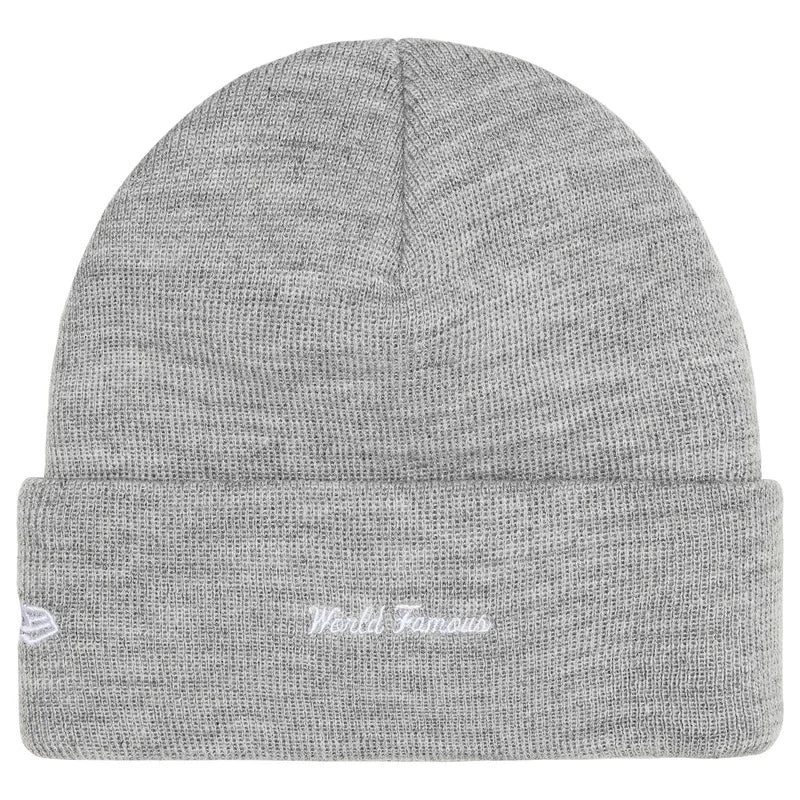 Supreme x New Era Box Logo Beanie (25FW) Heather Grey