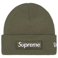 Supreme x New Era Box Logo Beanie (25FW) Light Olive